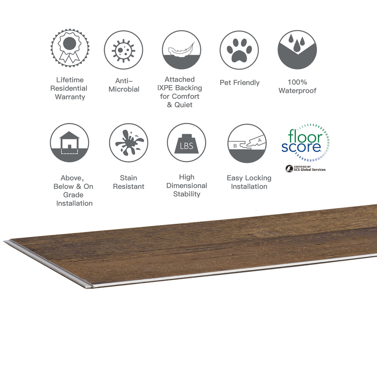 Rigid Core STND Waterproof Luxury Vinyl Plank Flooring