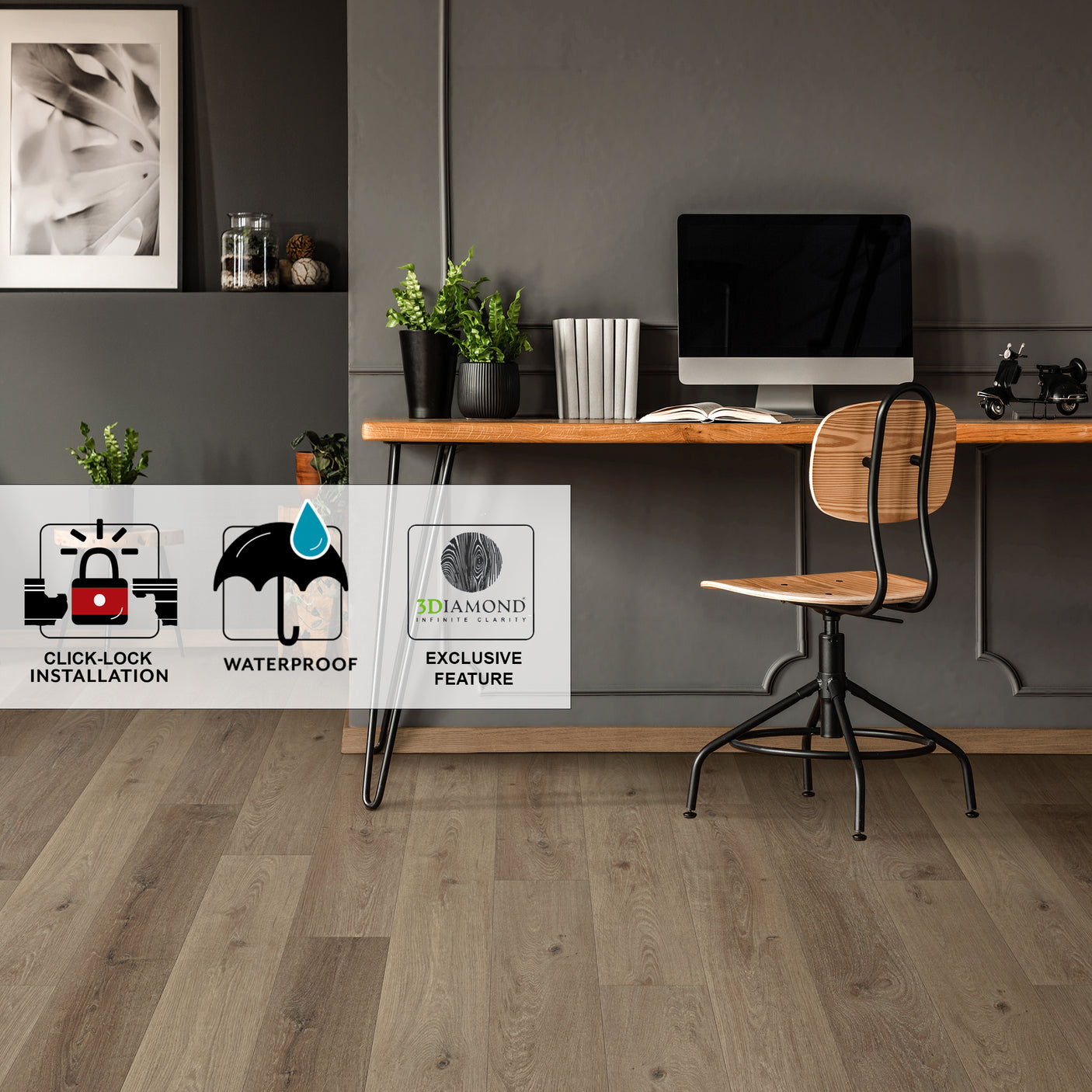 Rigid Core STND Waterproof Luxury Vinyl Plank Flooring