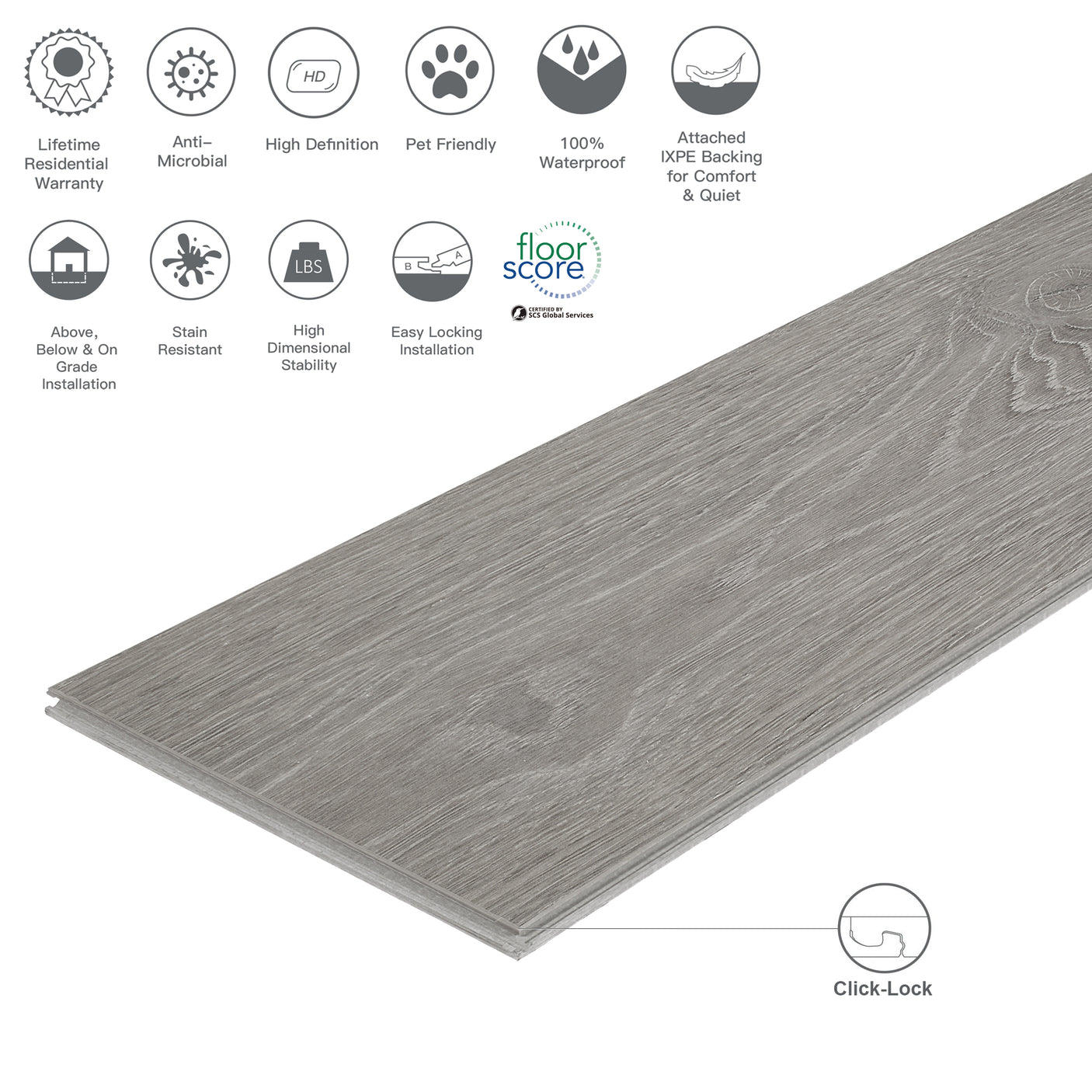 Rigid Core STND Waterproof Luxury Vinyl Plank Flooring