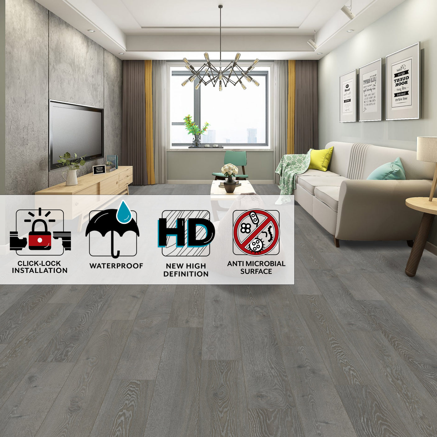 Rigid Core STND Waterproof Luxury Vinyl Plank Flooring