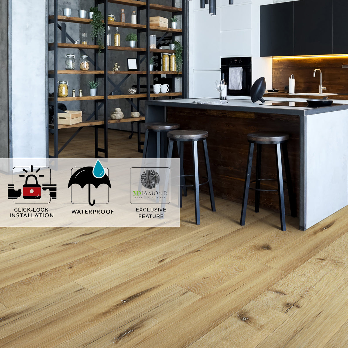 Rigid Core STND Waterproof Luxury Vinyl Plank Flooring