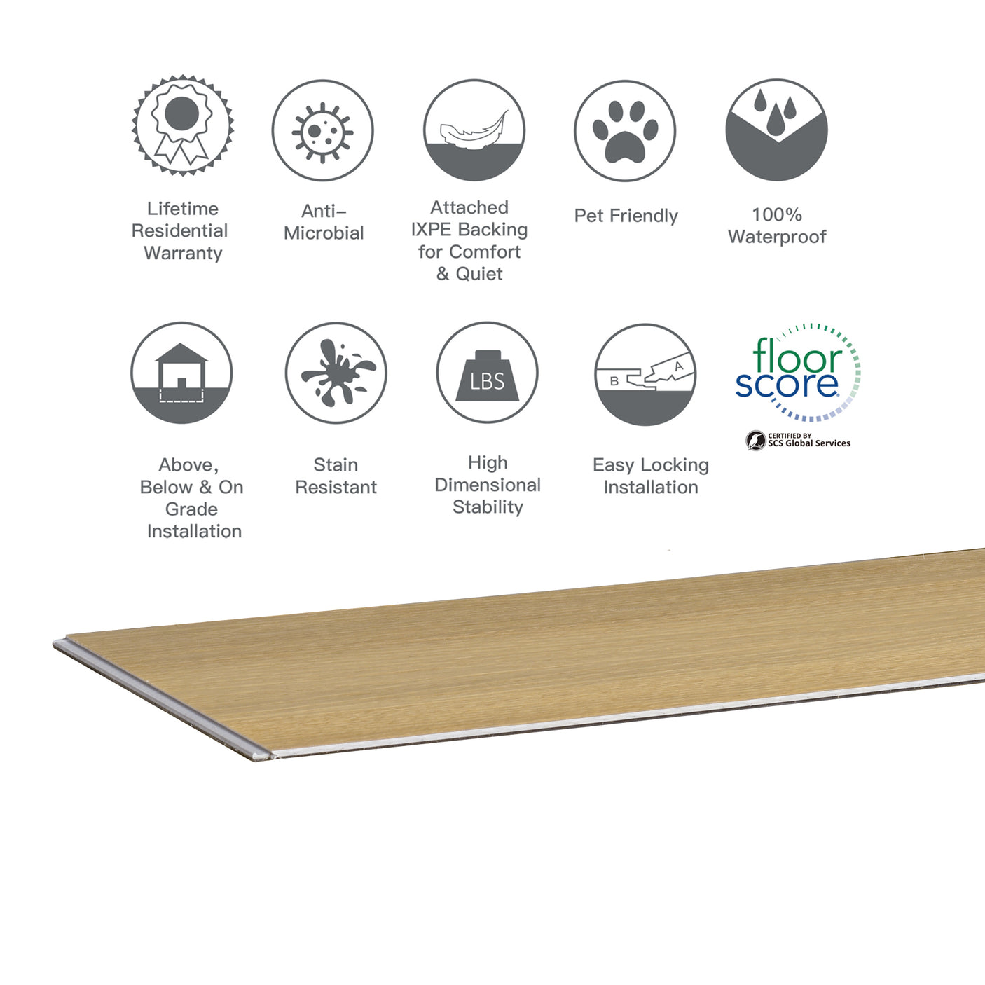 Rigid Core STND Waterproof Luxury Vinyl Plank Flooring