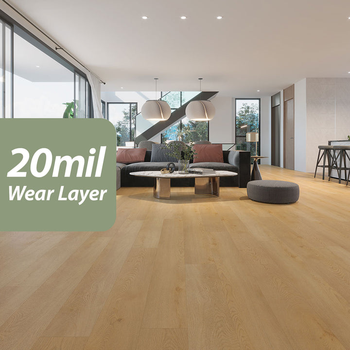 Luxury WPC Waterproof Vinyl Plank Flooring — Sesame