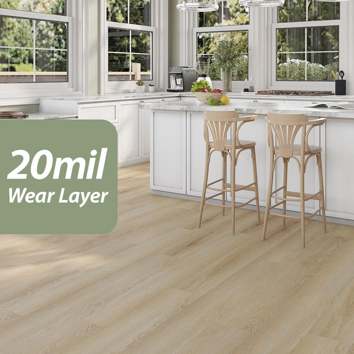 Premier WPC Waterproof Vinyl Plank Flooring — Talc