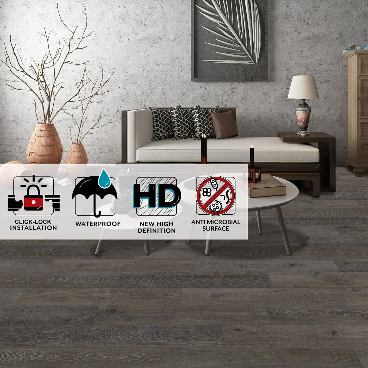 Rigid Core STND Waterproof Luxury Vinyl Plank Flooring
