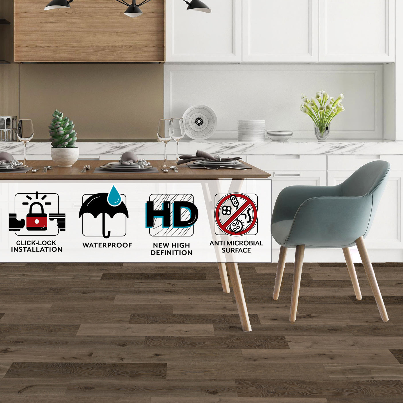 Rigid Core STND Waterproof Luxury Vinyl Plank Flooring
