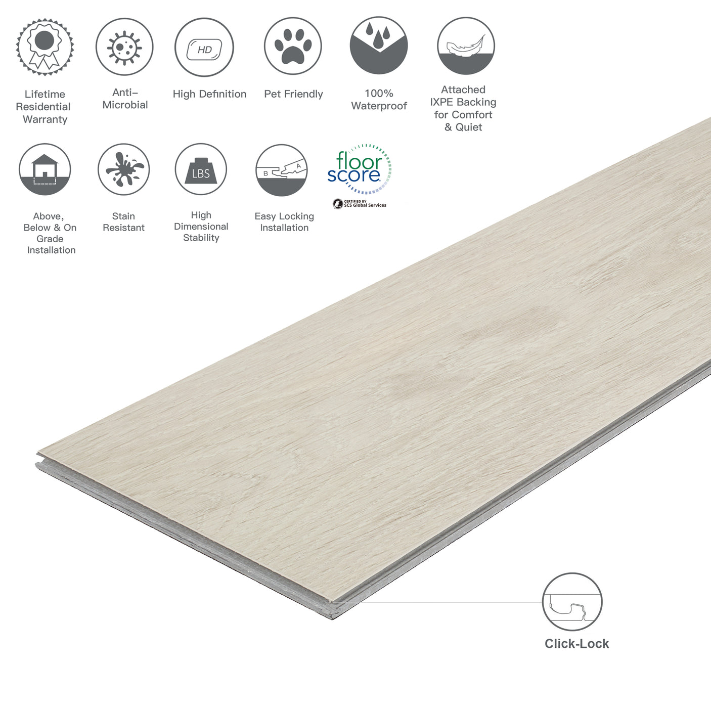 Rigid Core STND Waterproof Luxury Vinyl Plank Flooring