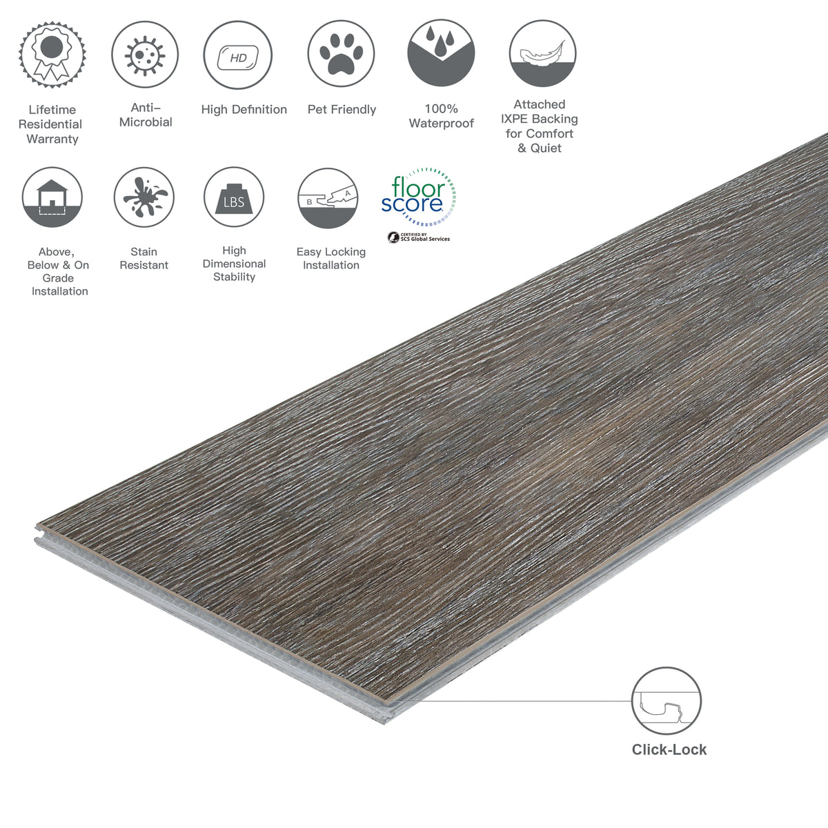 Rigid Core STND Waterproof Luxury Vinyl Plank Flooring